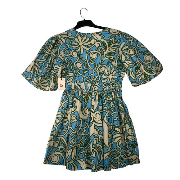 Sincerely Jules Womens Floral Print Mini Dress Large - Picture 4 of 11